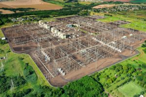 <p>An electrical substation in Brazil. Chinese power giant State Grid will build a 1,513-kilometre transmission line and two substations in Brazil’s north-east, a region experiencing a boom in wind and solar power plants. (Image: Jose Luis Stephens / Alamy)</p>