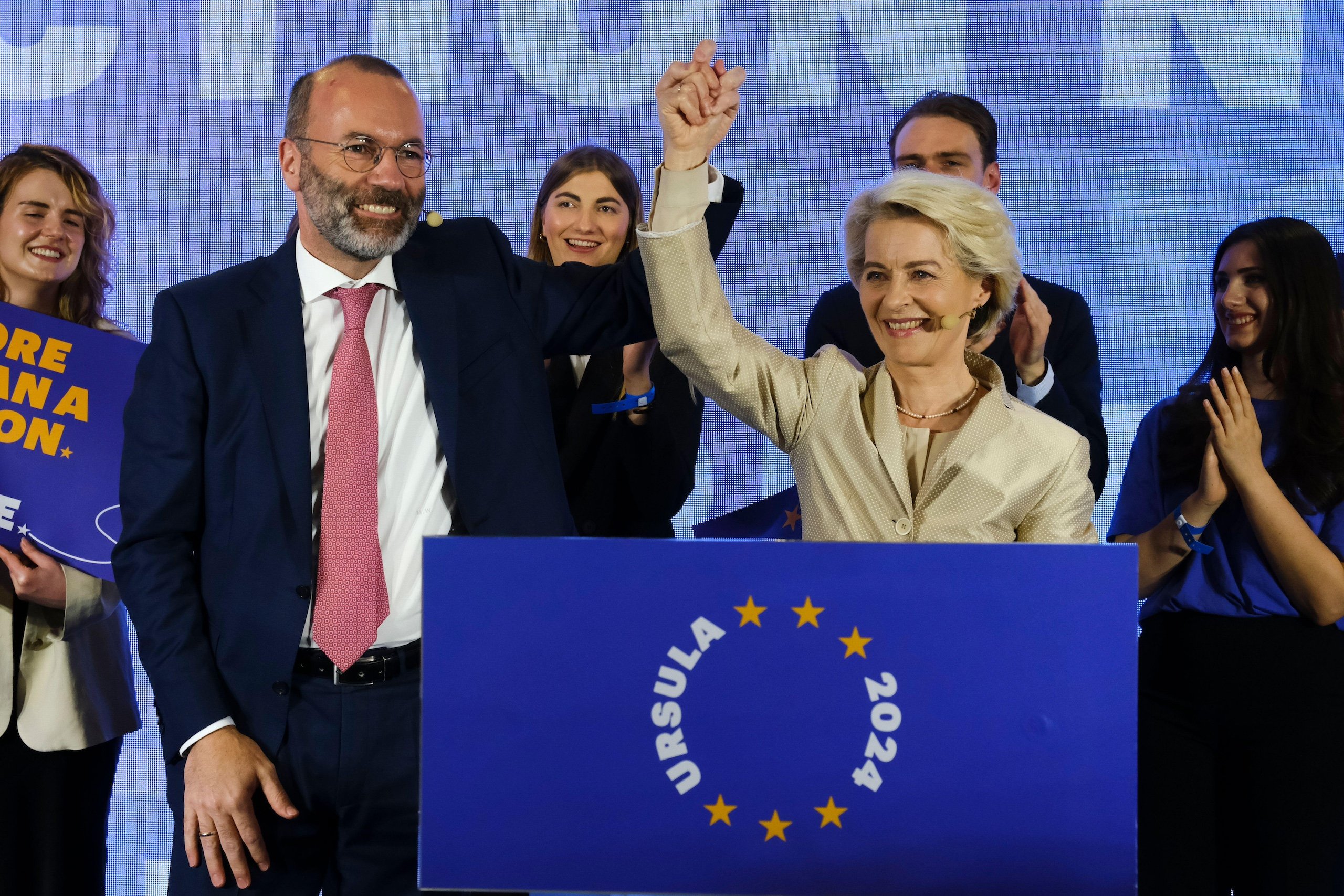 <p>With the conservatives big winners in the elections, Ursual von der Leyen – a champion of the Green Deal – is likely to be re-elected as president of the European Commission (Image: Alexandros Michailidis / Alamy)</p>