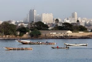 Skyline of Dakar, Senegal