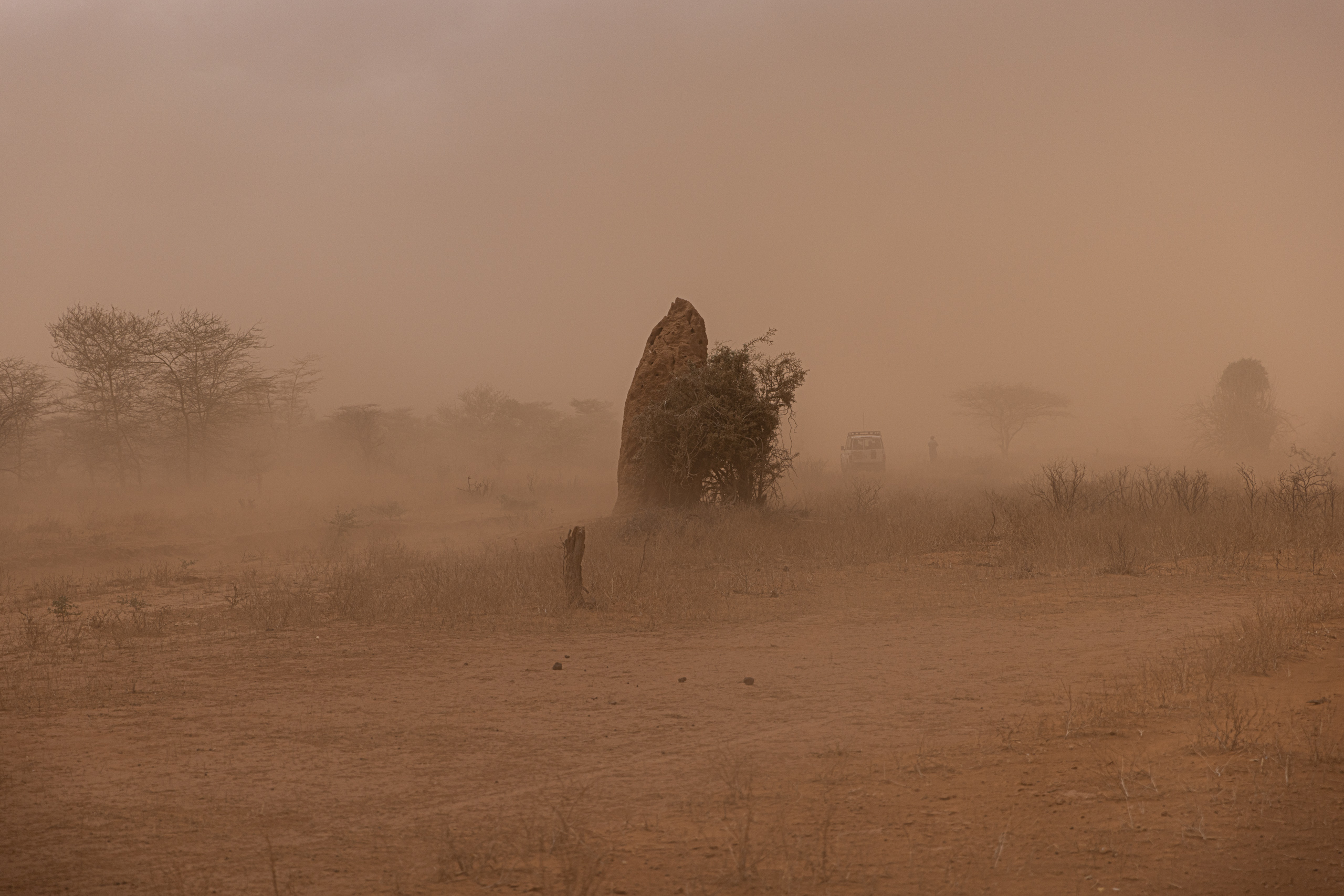 tormenta de polvo en Etiopia