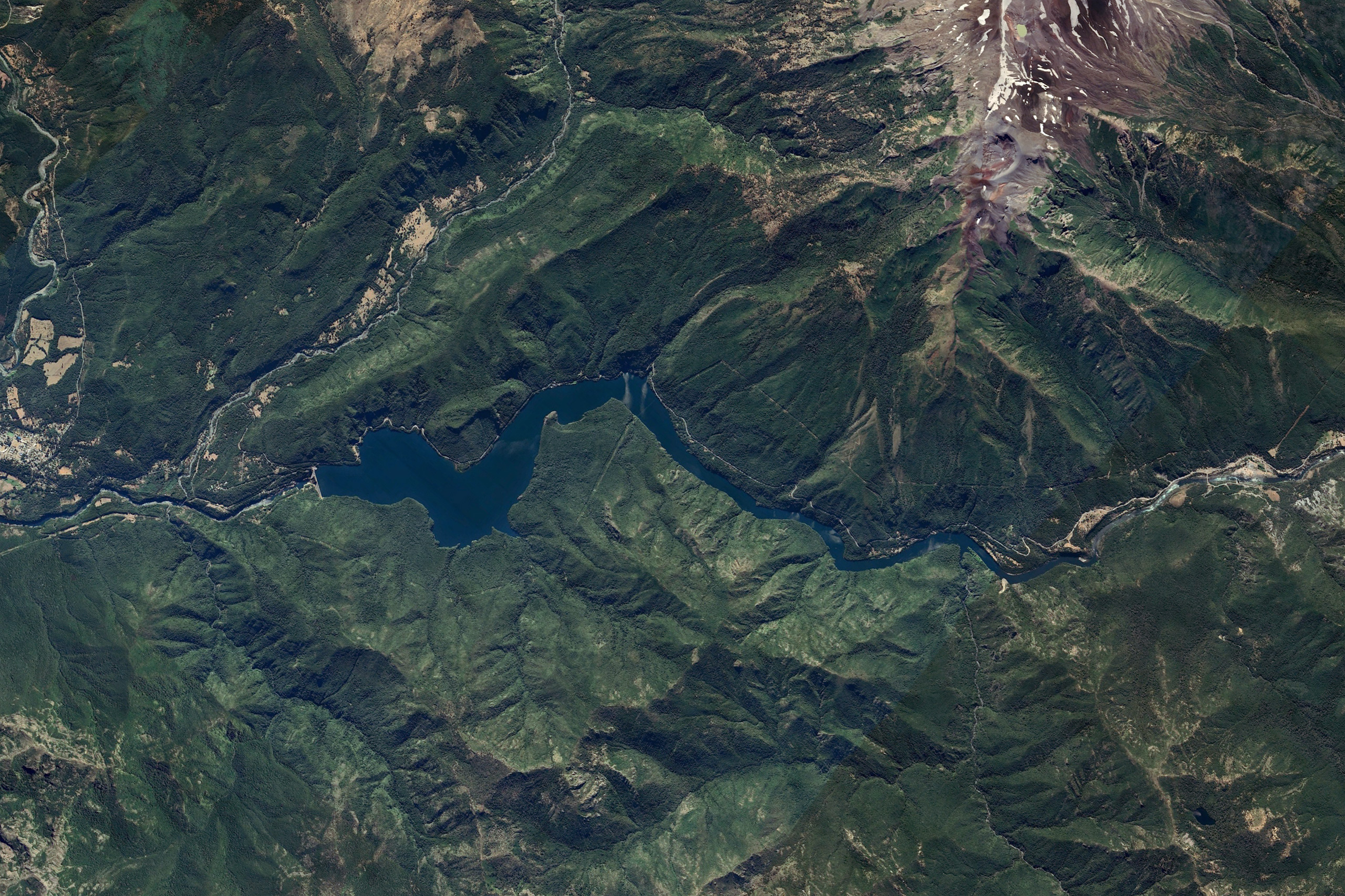 Satellite image of river