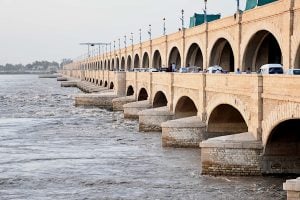 Sukkur Barrage at River Indus