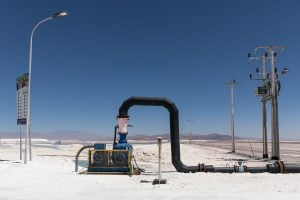 outdoor pump on white ground