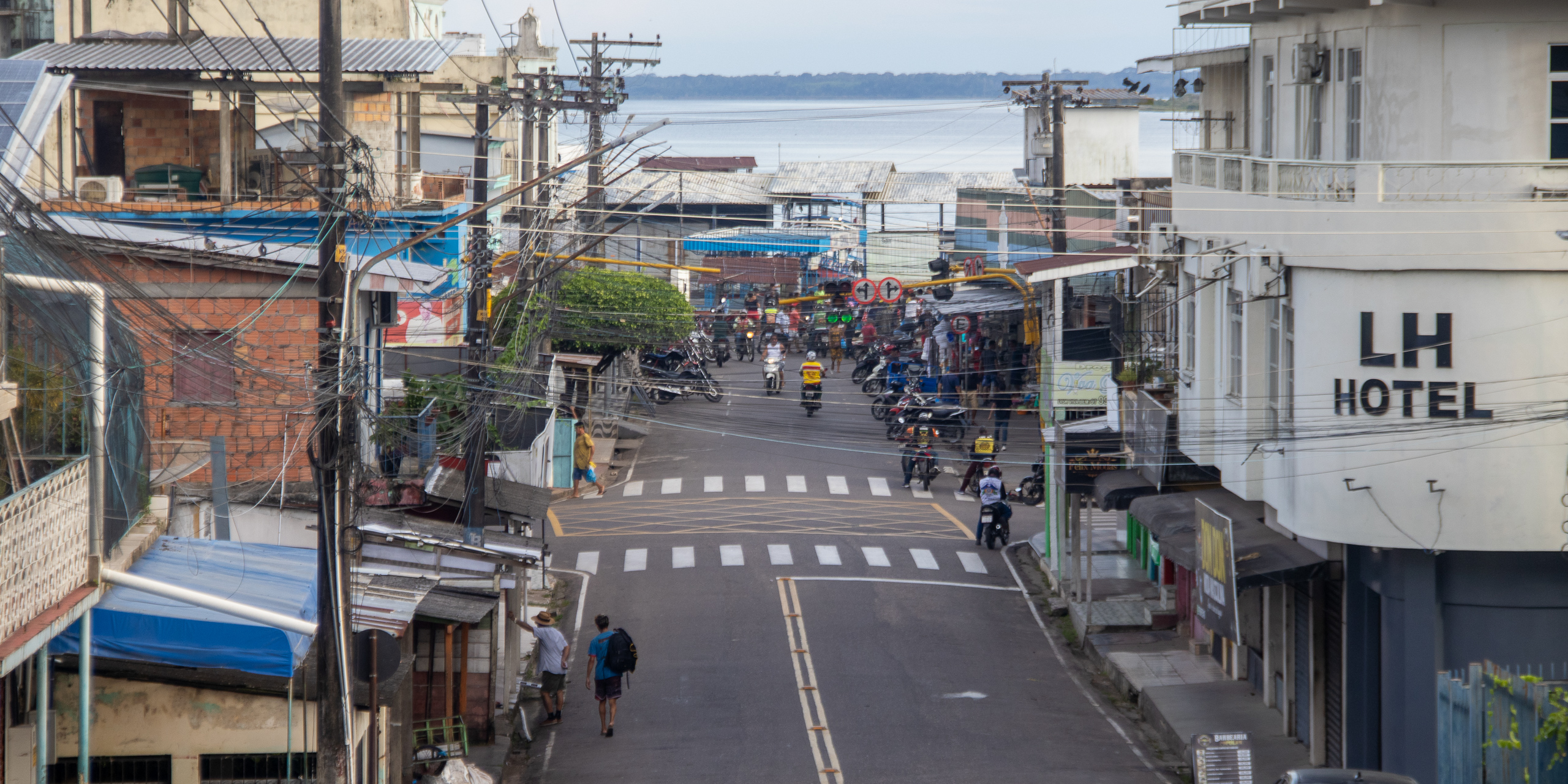 <p>Climate change is forcing an Indigenous community in the Amazon to balance its traditional way of life with urban living (Image: Raphael Tavares / Dialogue Earth)</p>