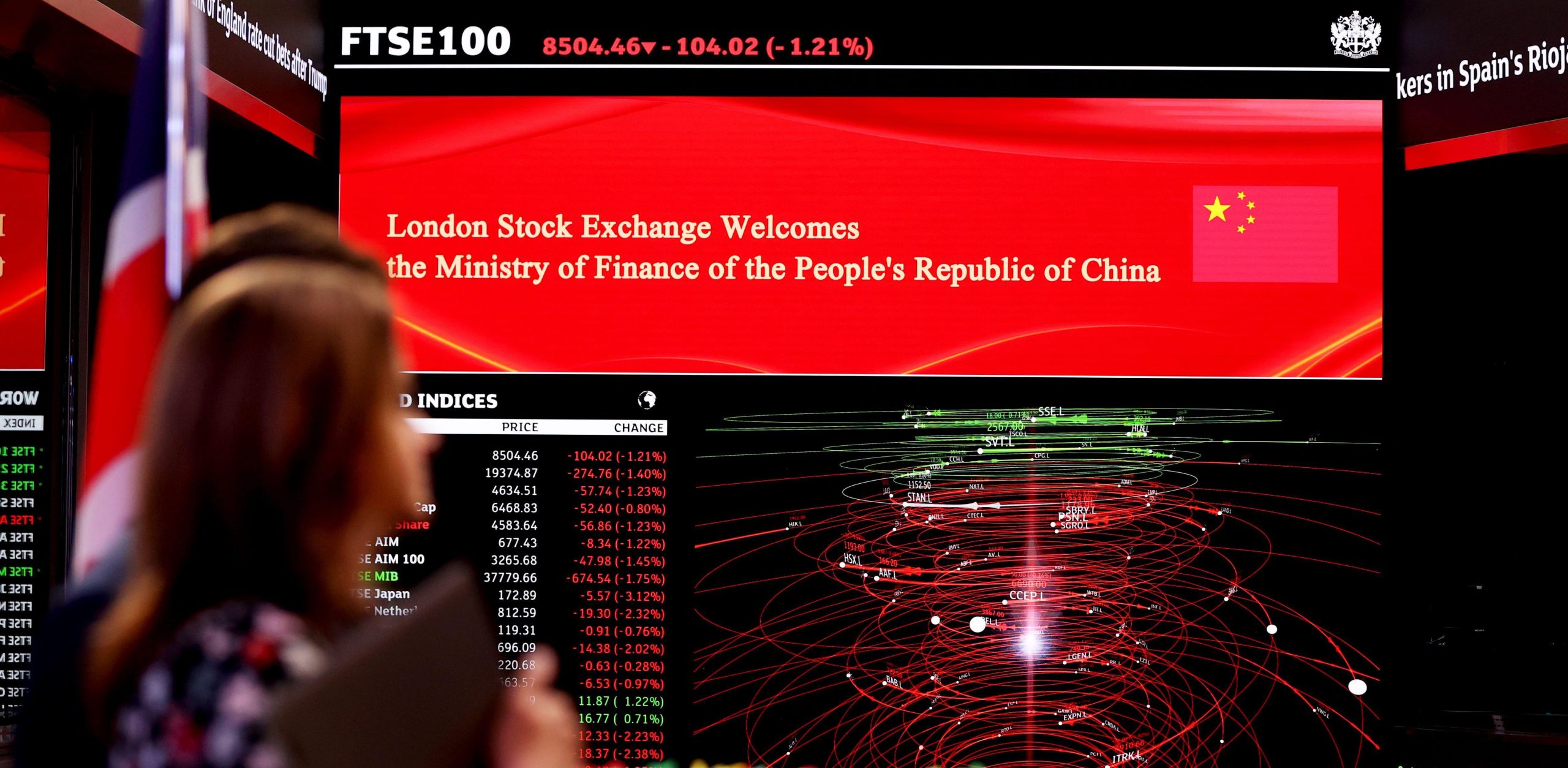 <p>China’s green finance sector is internationalising. In April 2025, it issued its first sovereign green bonds, in London (Image: Li Ying / Xinhua / Alamy)</p>