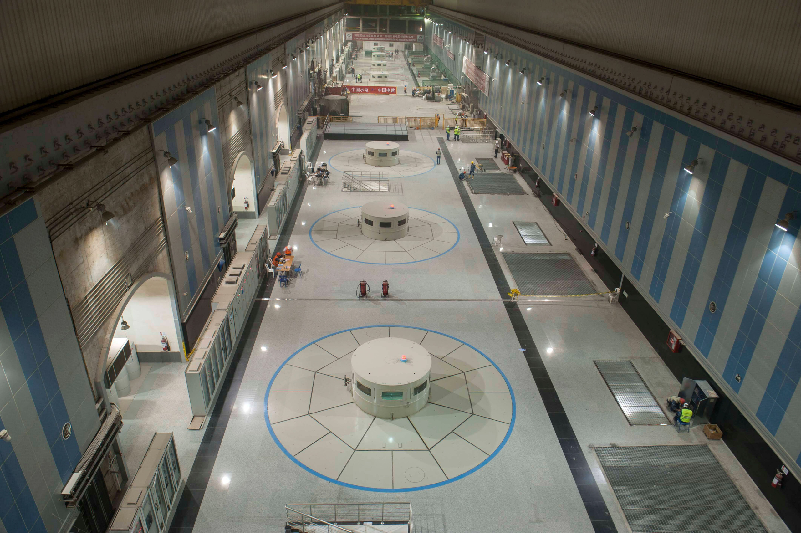 Geradores da usina Coca Codo Sinclair