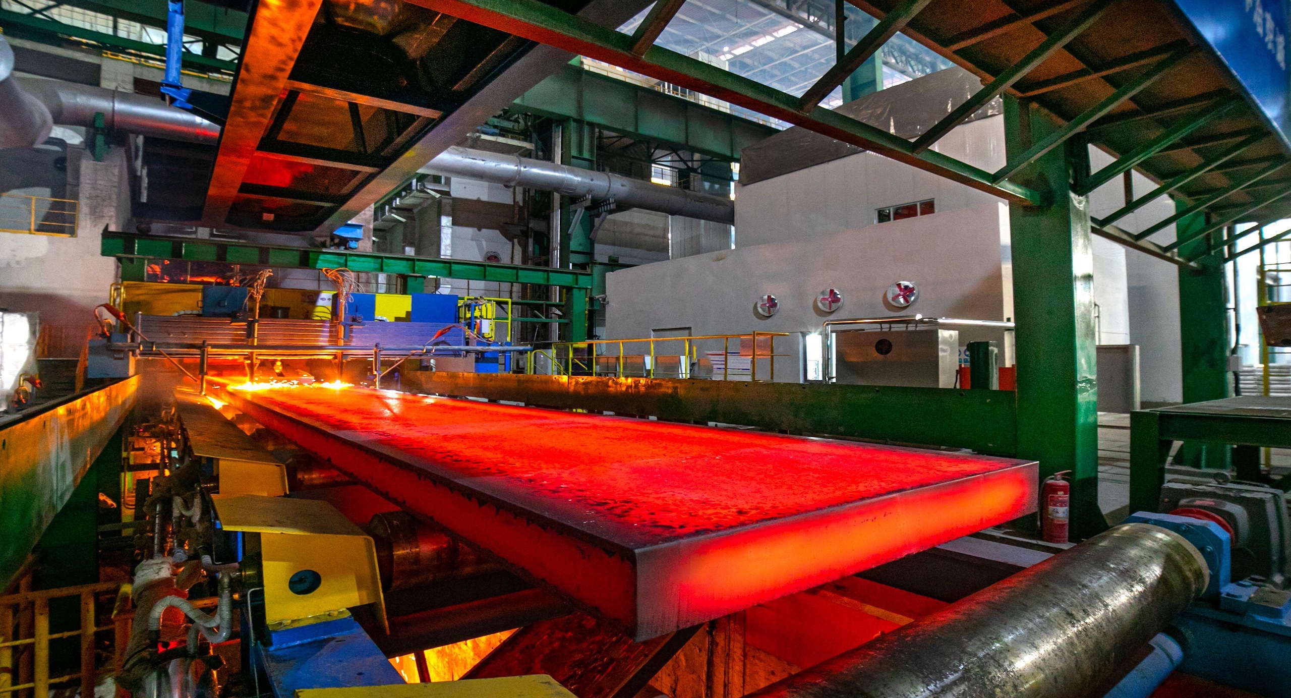 <p>A production line for hydrogen-based steelmaking in Zhangjiakou, Hebei province. The facility, owned by Hebei Iron &amp; Steel, is one of the first large-scale examples of this kind of steelmaking in China (Image: HBIS Group / Xinhua / Alamy)</p>