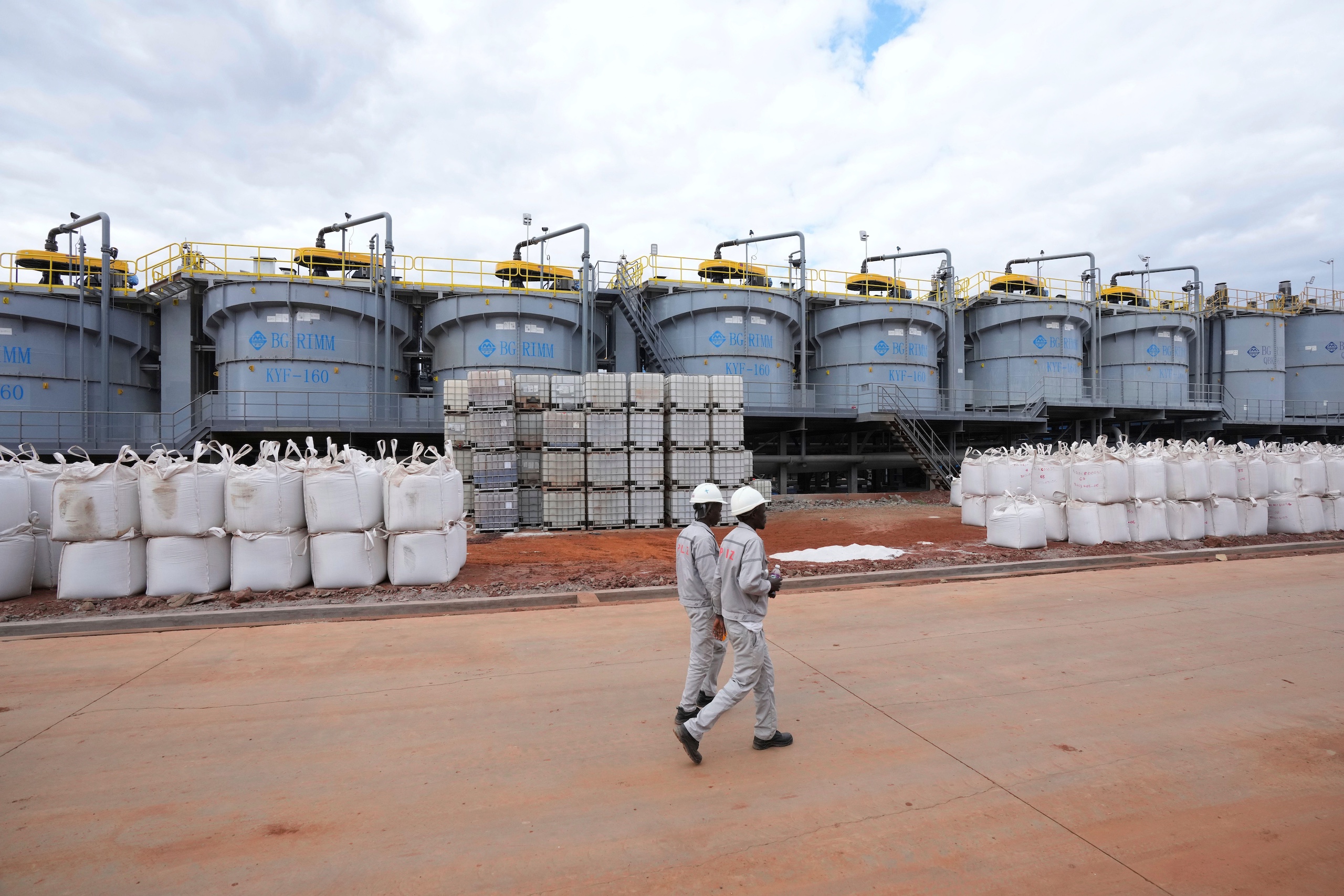<p>A processing plant belonging to Prospect Lithium Zimbabwe, a subsidiary of Chinese-owned Huayou Cobalt (Image: Tsvangirayi Mukwazhi / Associated Press / Alamy)</p>