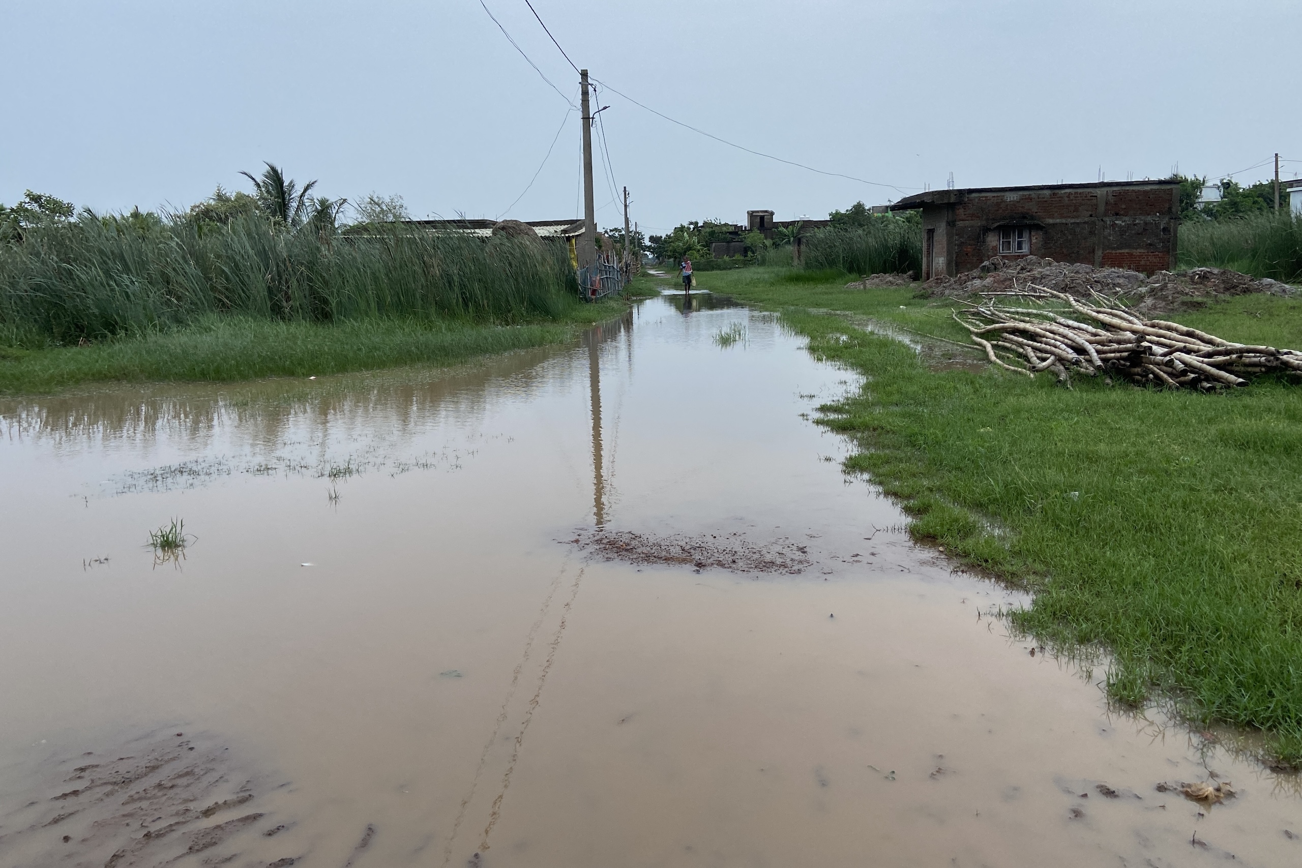 waterlogged path