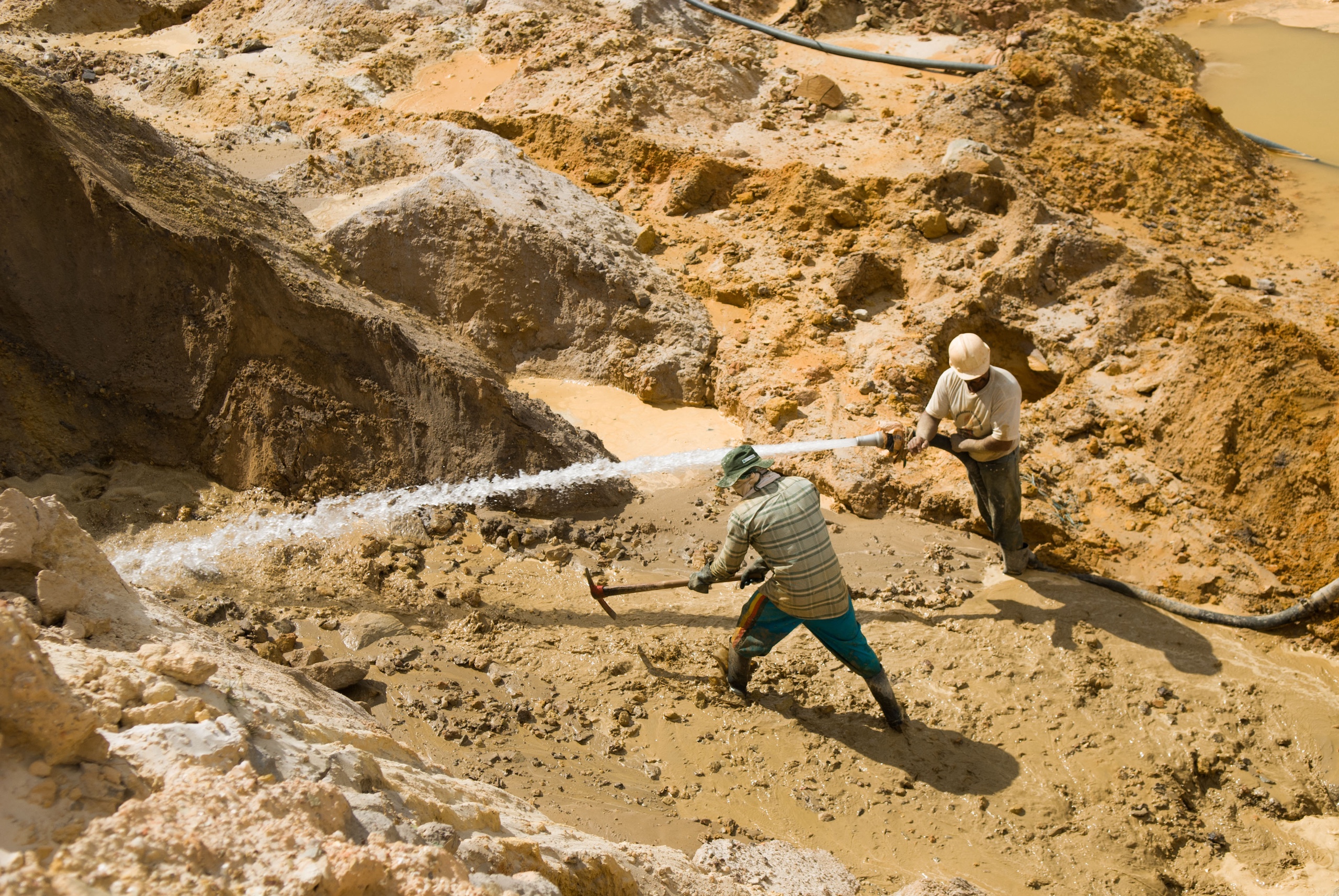 <p>Sand and crystal extraction in Goiás, Brazil. Though the country has nearly a quarter of the world’s known reserves of rare earth elements, extraction is still very limited (Image: Sue Cunningham Photographic / Alamy)</p>