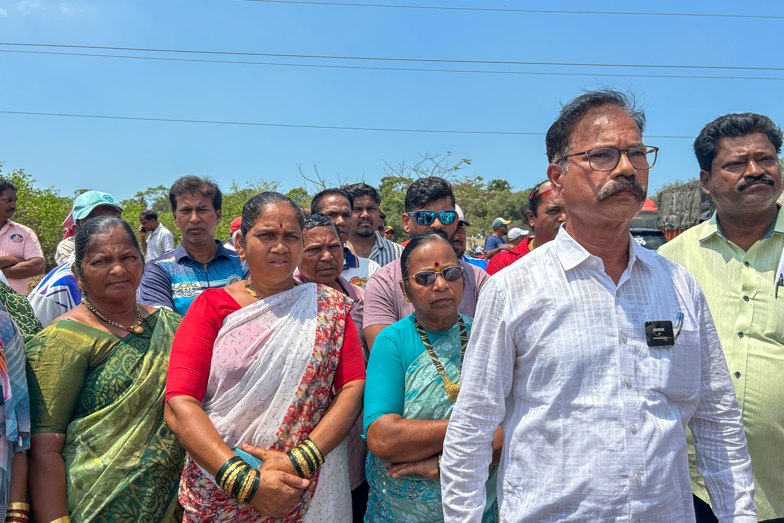 closeup of crowd
