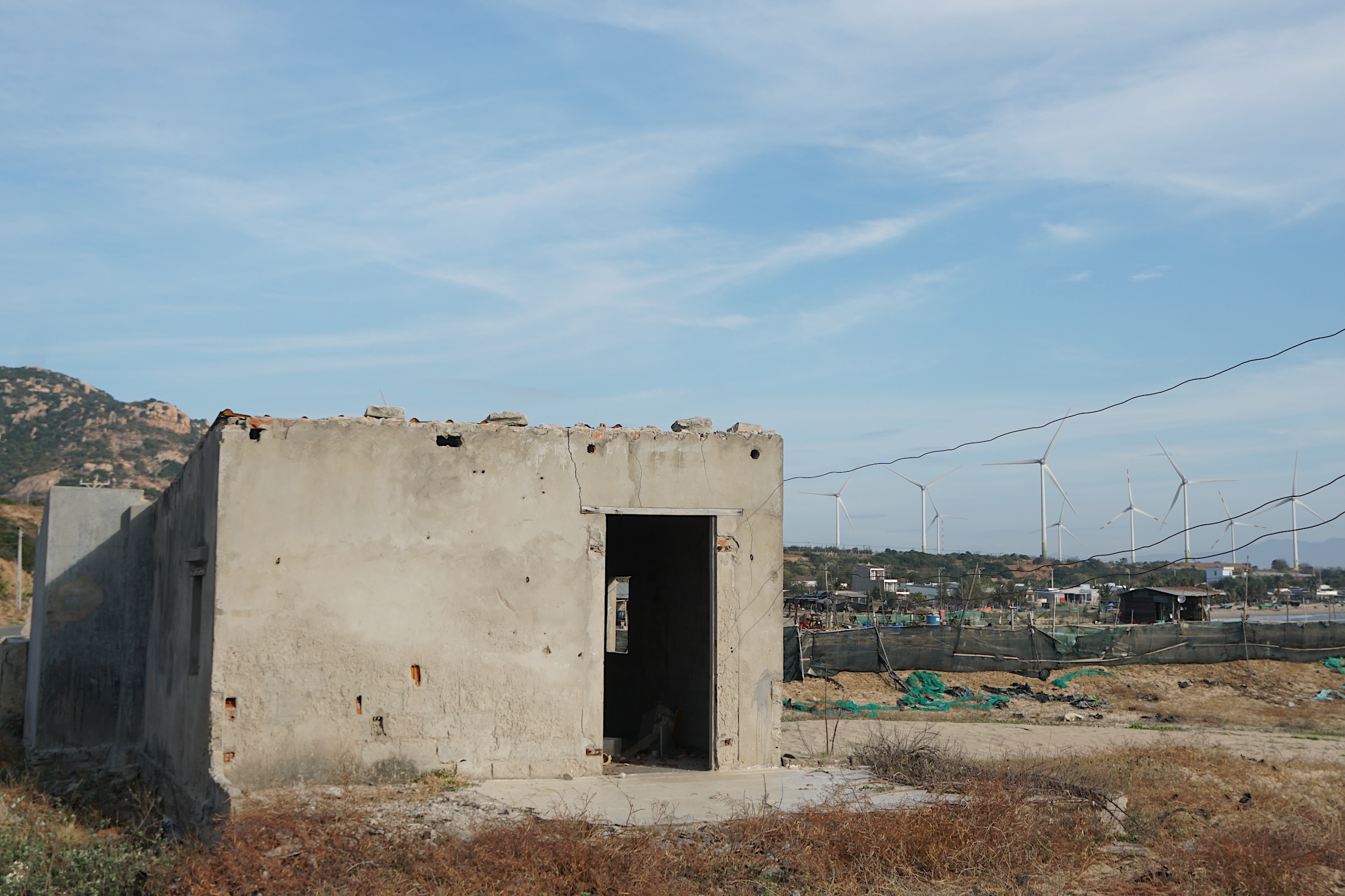 <p>A dismantled snail farm in Vinh Tuong, south-central Vietnam. The country has designated this village as the site of its first nuclear power plant, necessitating the resettlement of over 2,000 people (Image: Minh Tran)</p>