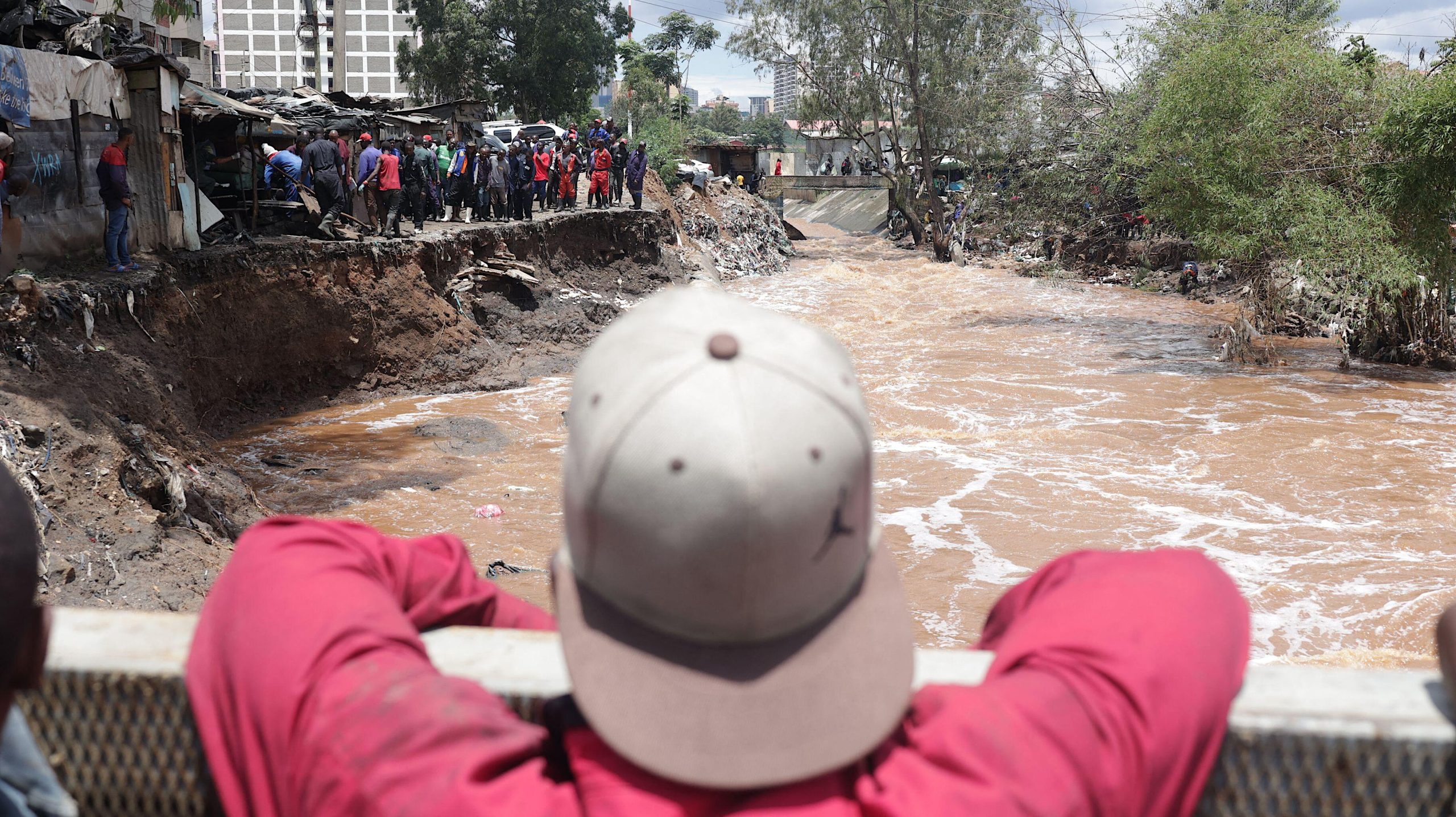 <p>Flooding after heavy rain in Nairobi, March 2026 (Image: John Okoyo / Xinhua / Alamy)</p>
