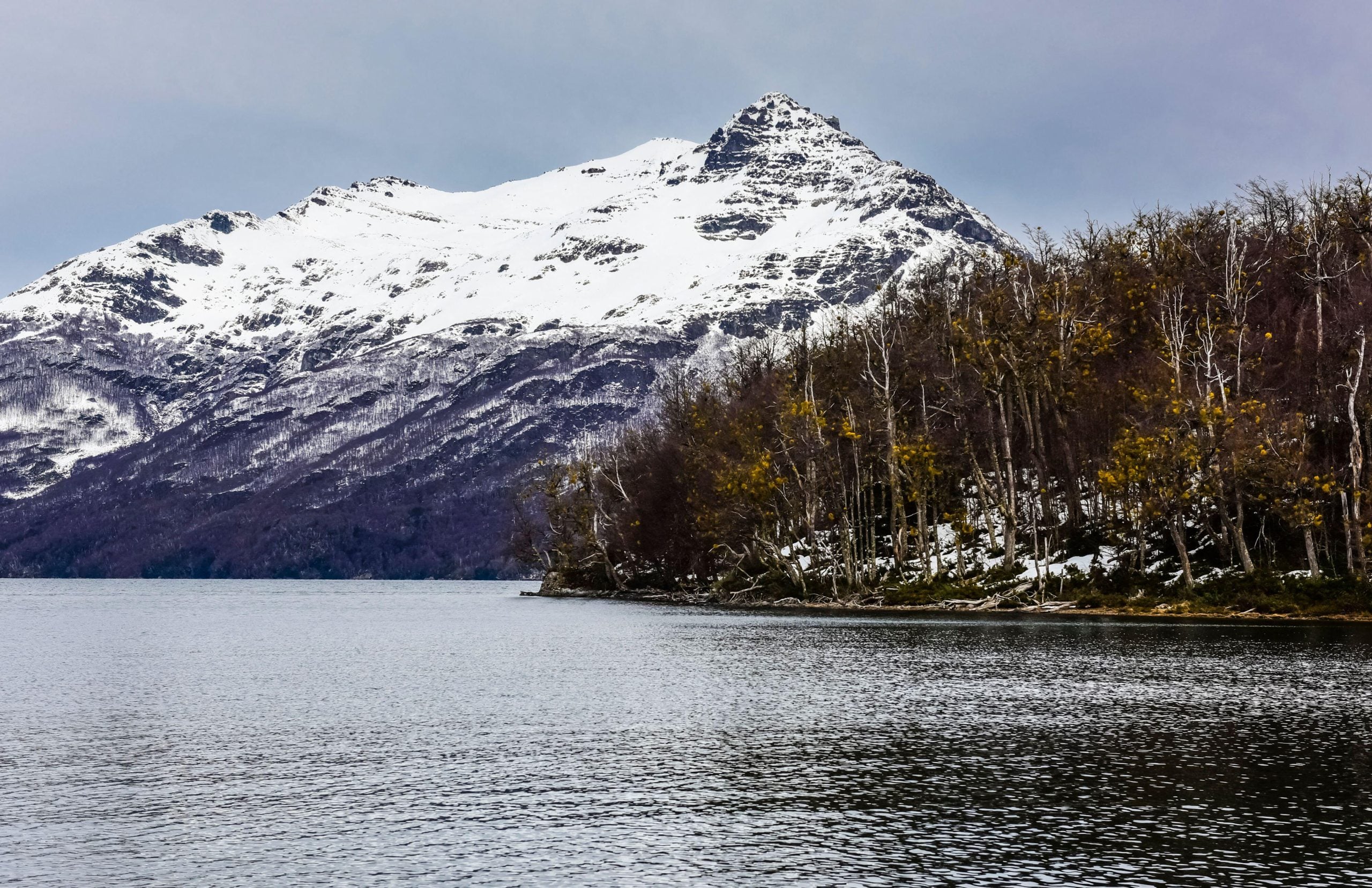 Lago La Plata, província de Chubut, sul da Argentina