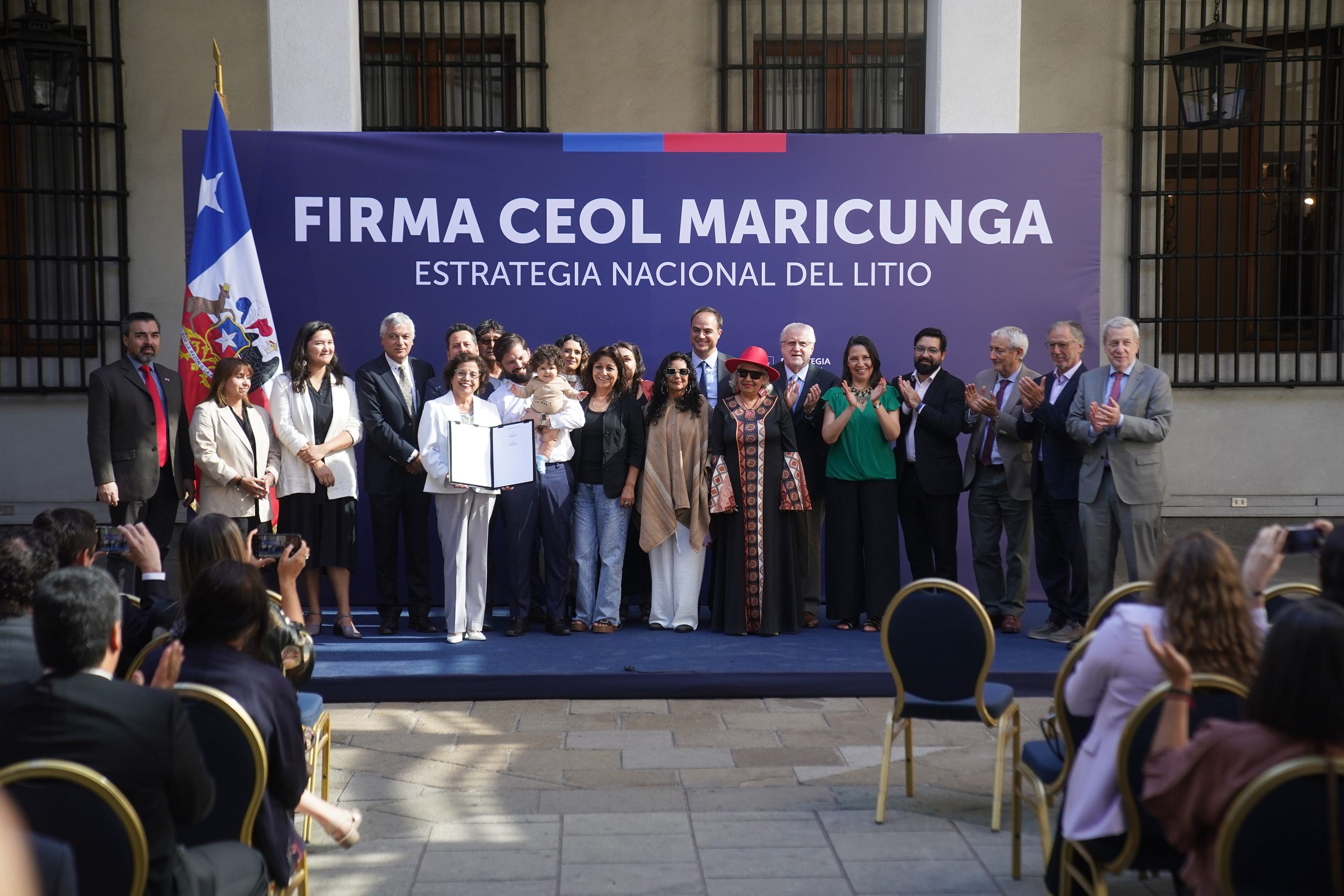 group of people on low stage