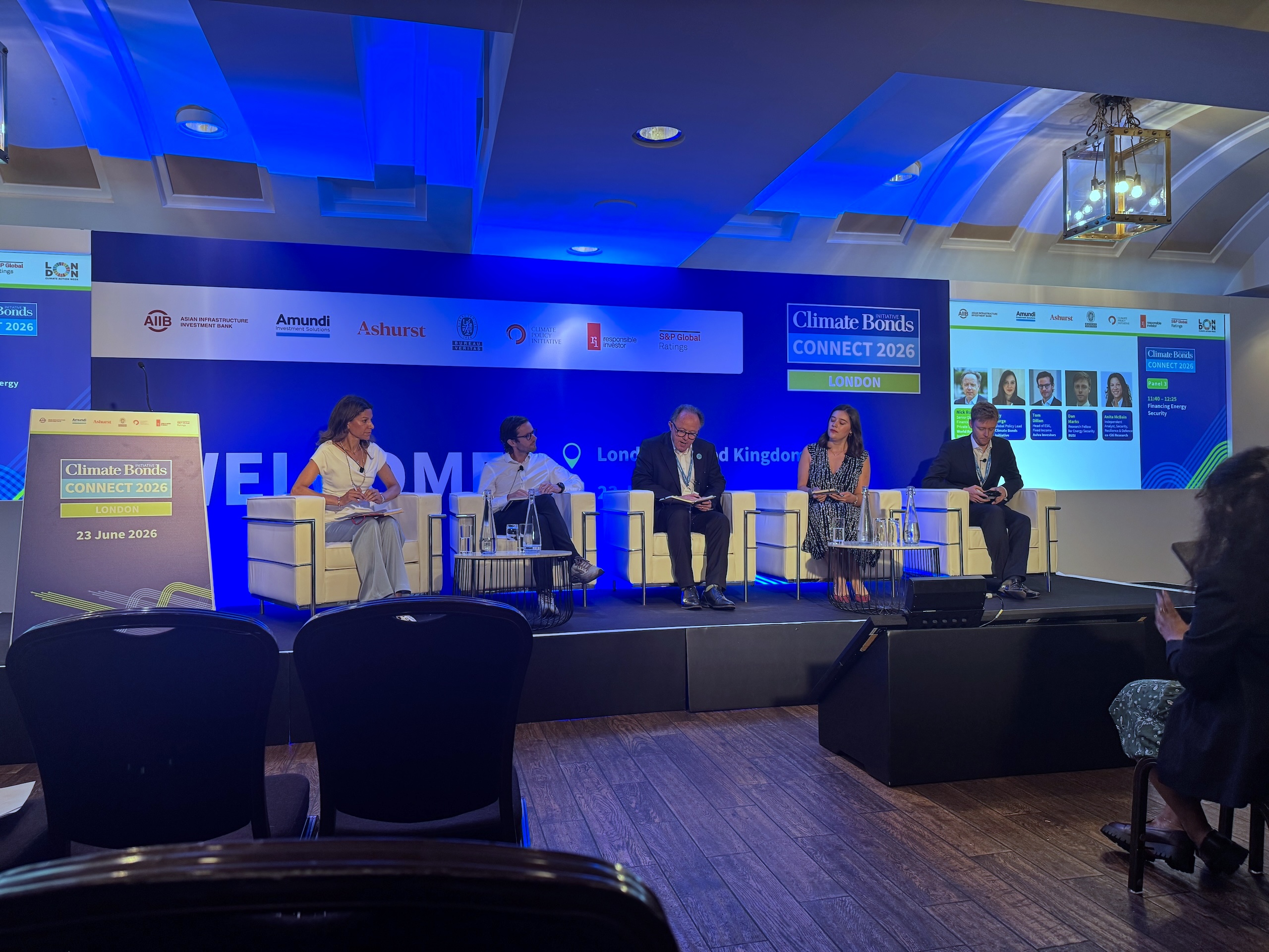 Panel discussion at Climate Bonds CONNECT 2026 in London