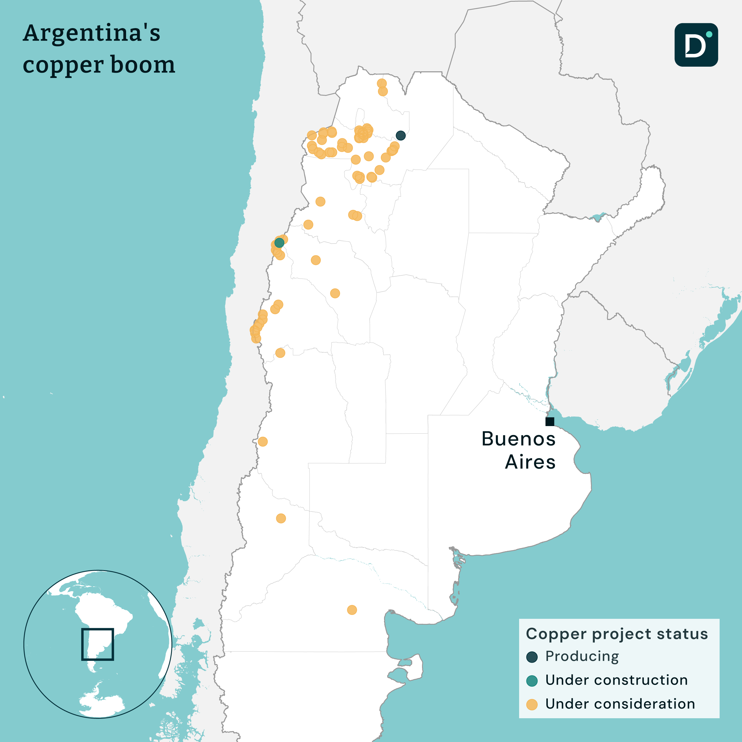 map of Argentina