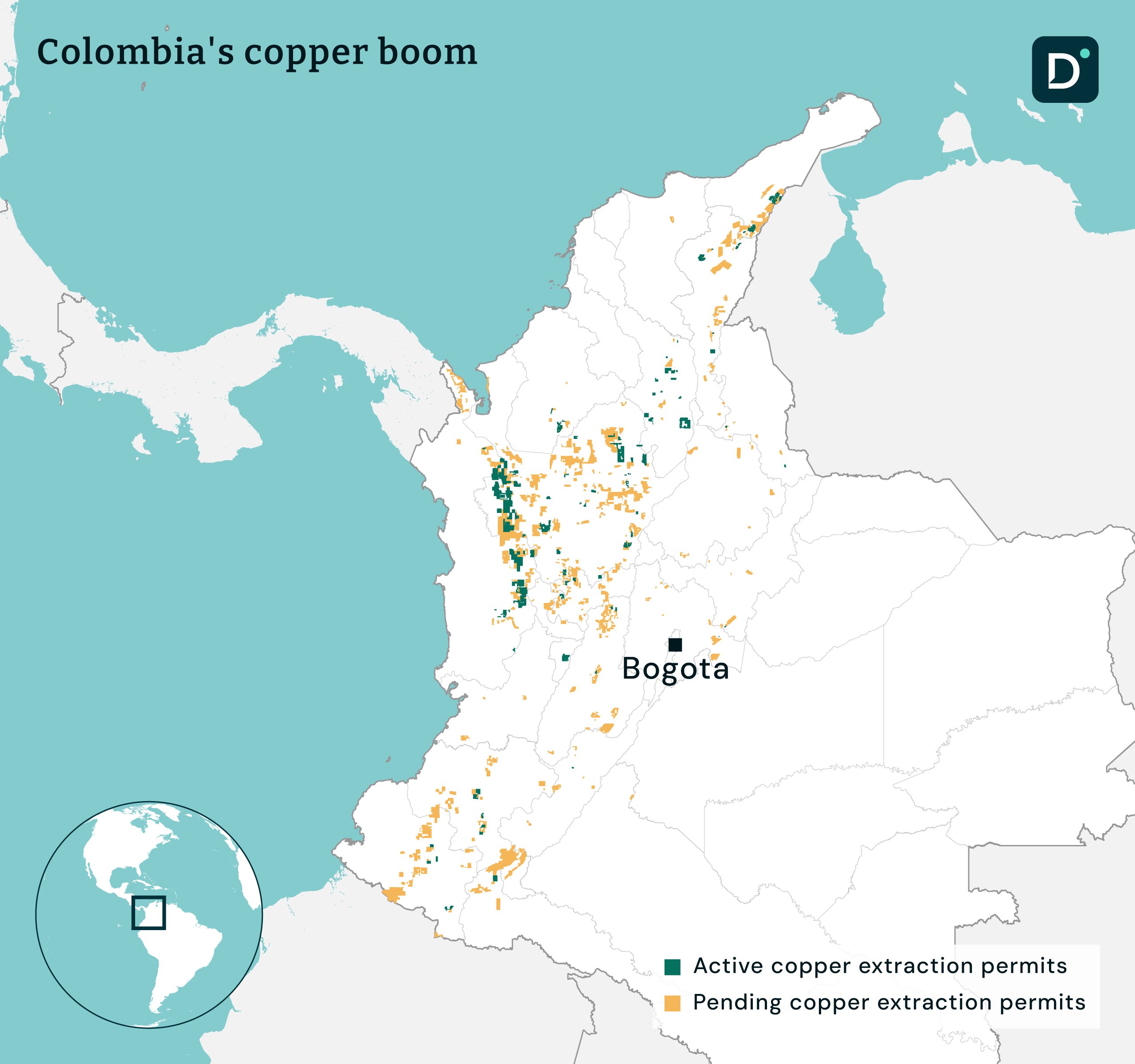map of Colombia