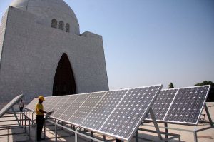 Solar panels installed at Quaid-e- Azam Mausoleum
