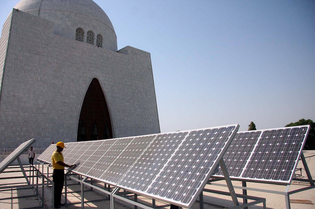 Solar panels installed at Quaid-e- Azam Mausoleum