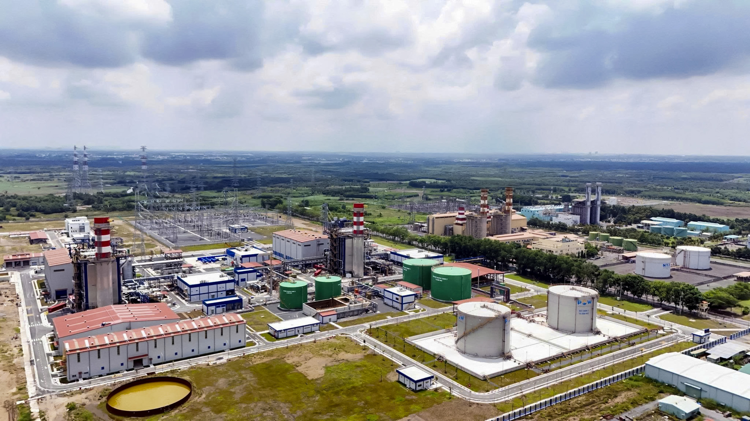 <p>An aerial view of Vietnam’s only operational LNG power plants, Nhon Trach 3 and 4 (Image: Nam Phong)</p>