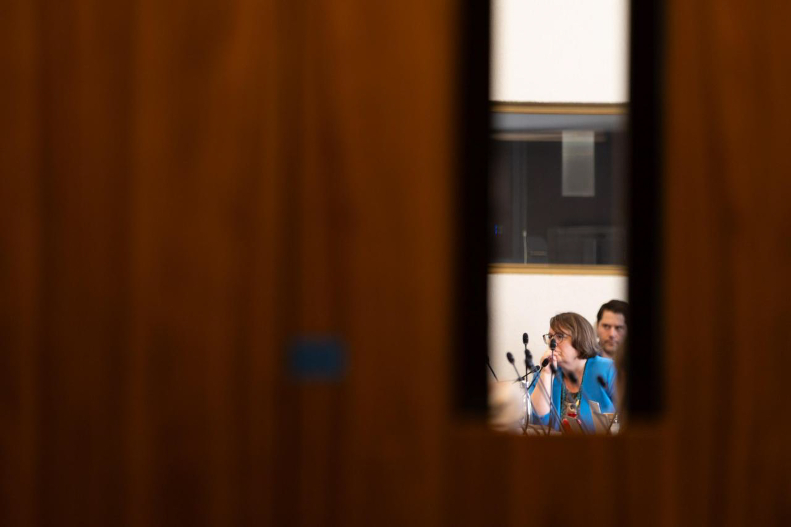 <p>Informal consultations at the INC-5.2 plastics treaty talks in Geneva (Photo by IISD/ENB – Kiara Worth)</p>