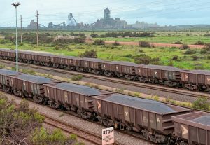 freight trains running parallel