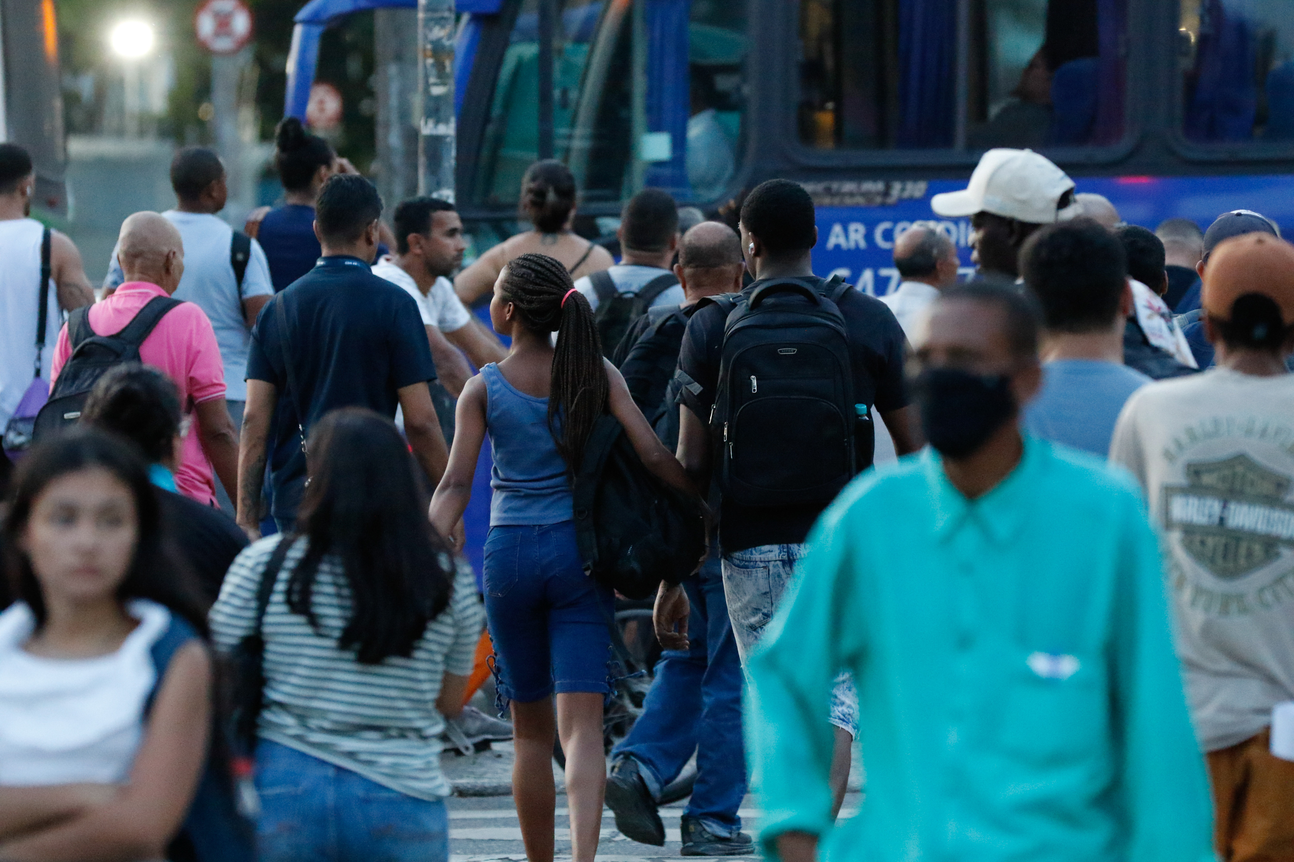 crowded street