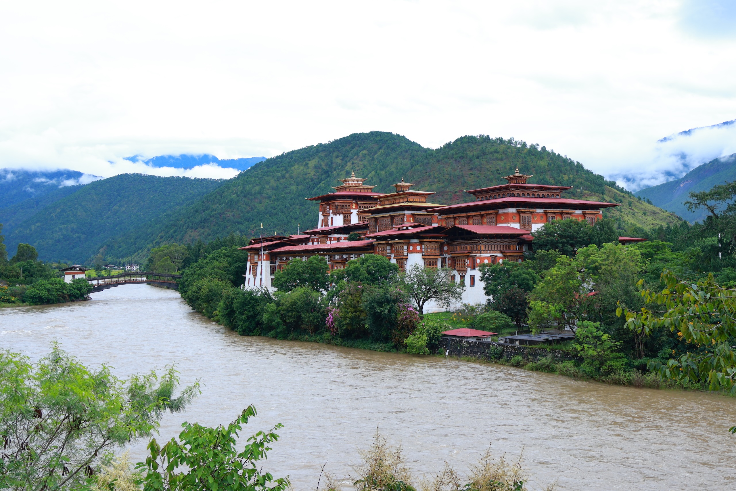 building along riverside