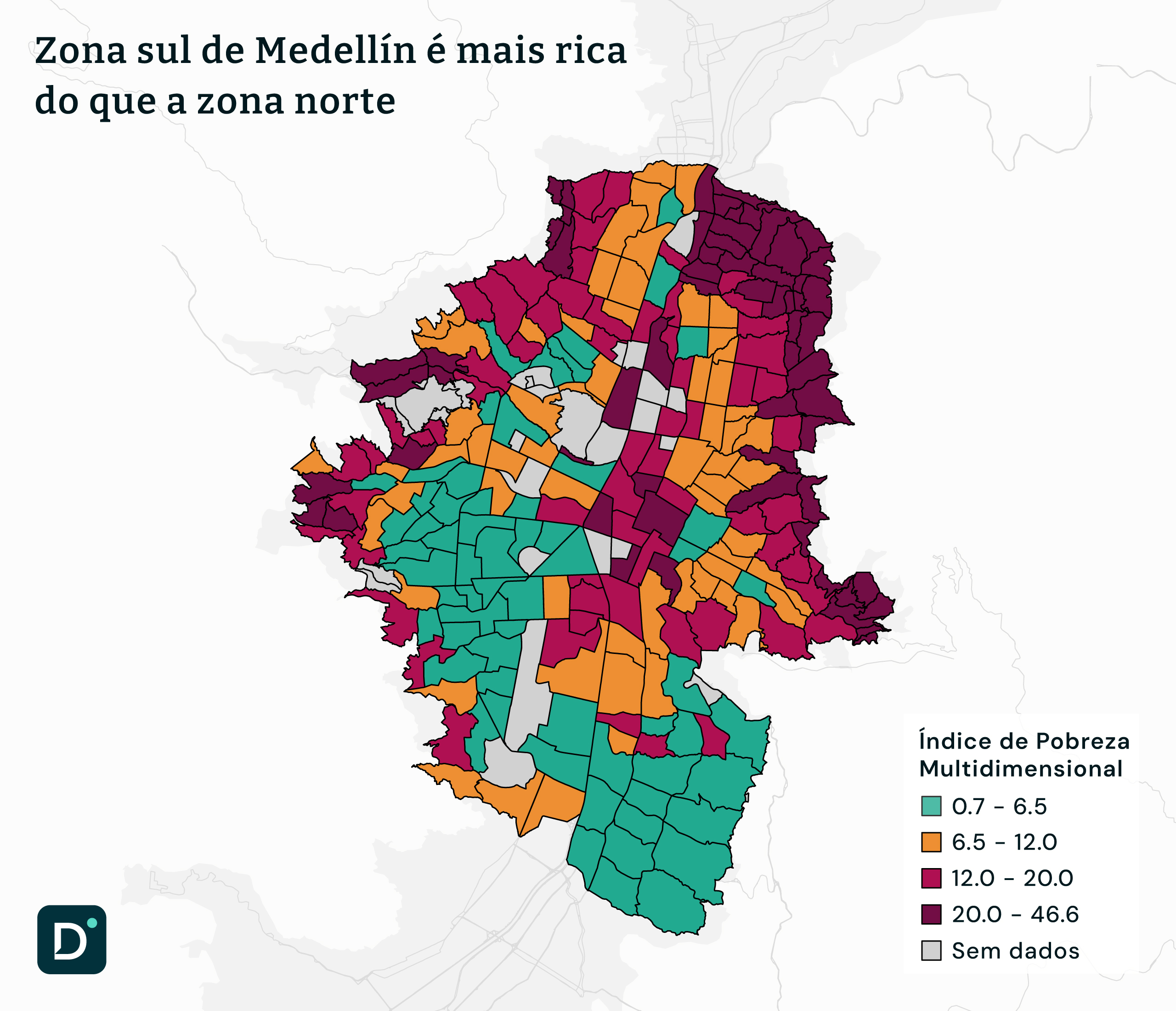 Mapa de Medellín