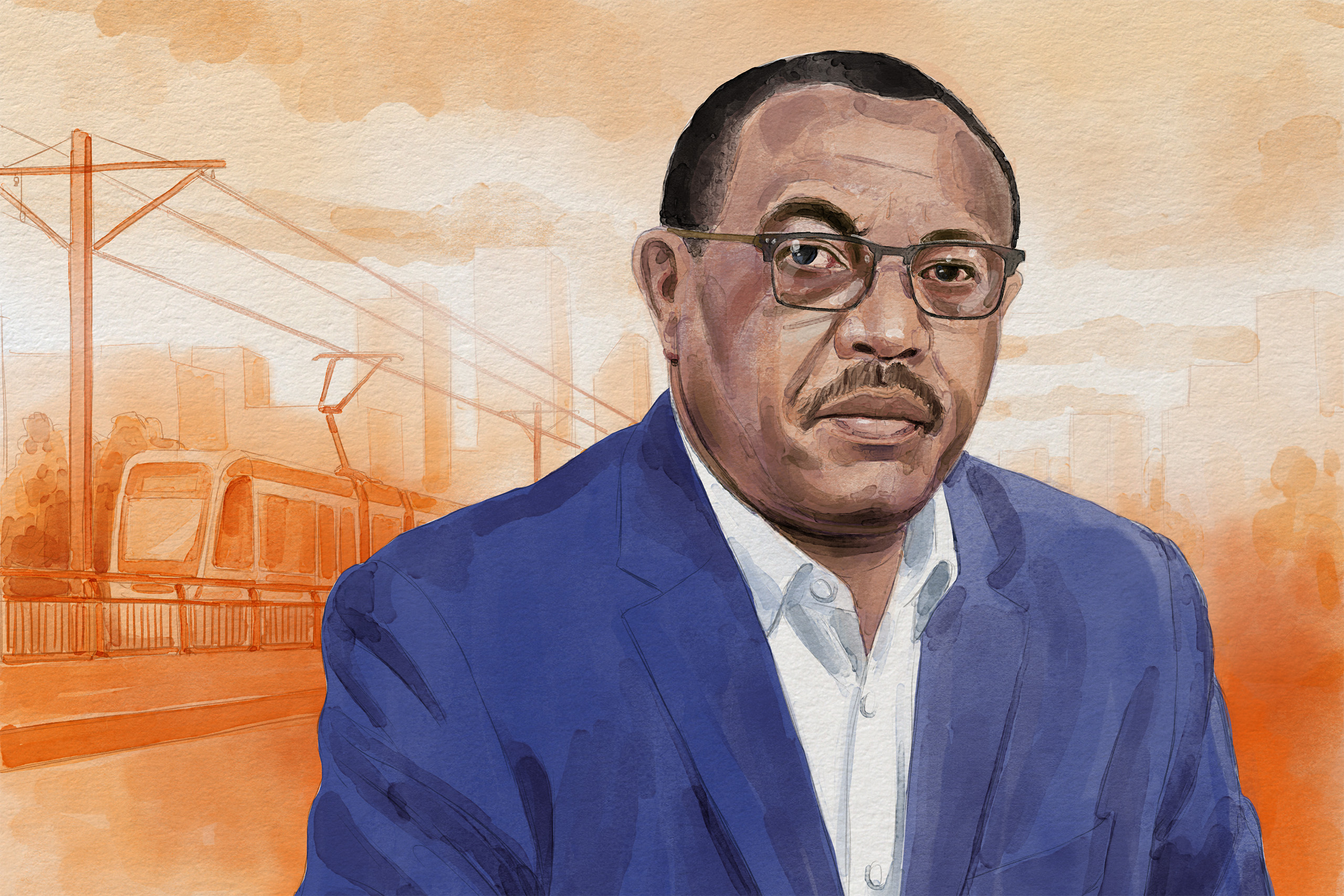 <p>Hailemariam Desalegn (Illustration: <a href="https://www.instagram.com/sketchplore">Vipin Sketchplore</a> / Dialogue Earth. Source photo: <a href="https://www.flickr.com/photos/unfccc/53385804829/">Christopher Pike</a> / <a href="https://www.flickr.com/people/unfccc/">COP28</a>, <a href="https://creativecommons.org/licenses/by-nc-sa/2.0/deed.en">CC BY NC SA</a>)</p>