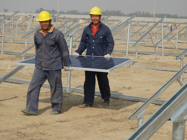 Once complete the 1,000 MW the Quaid-e-Azam solar park will be the world's largest (Photo courtesy of QASP)