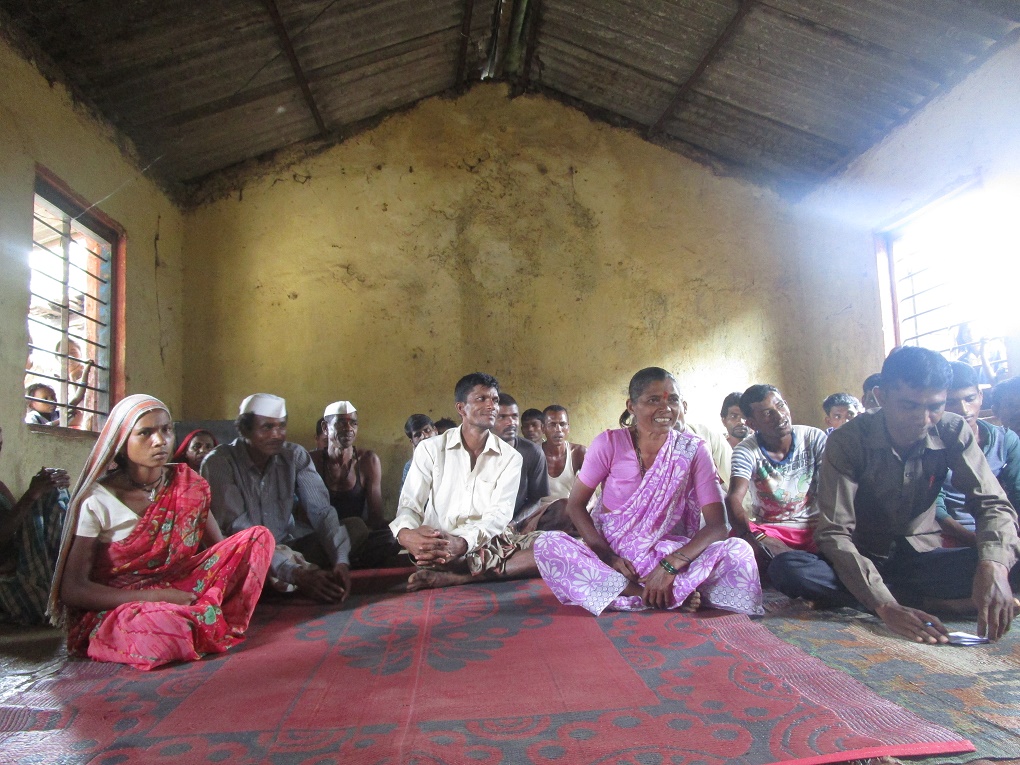 Pada samiti meets often to discuss water related issues in the village [image by Nidhi Jamwal]